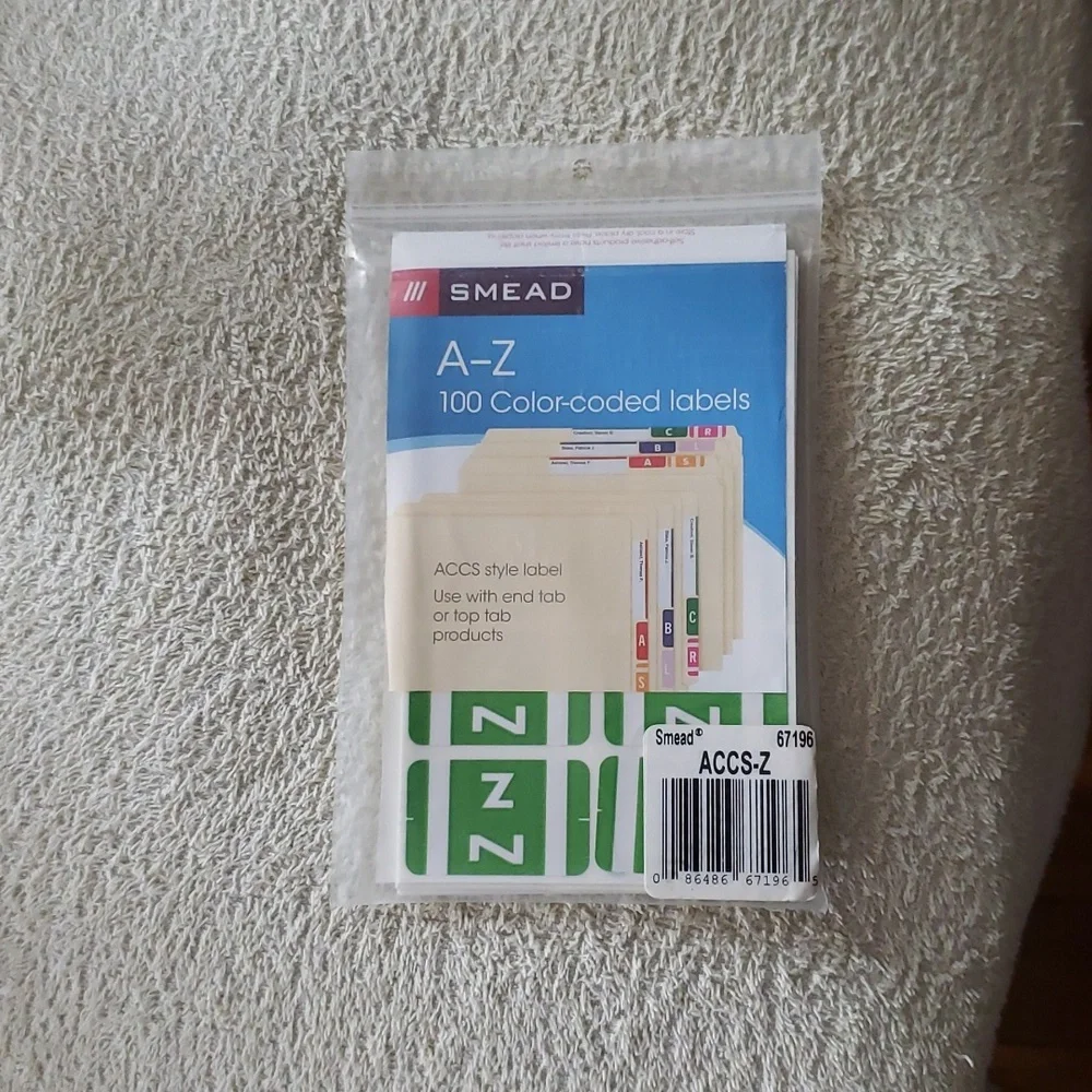 New Smead Color Labels